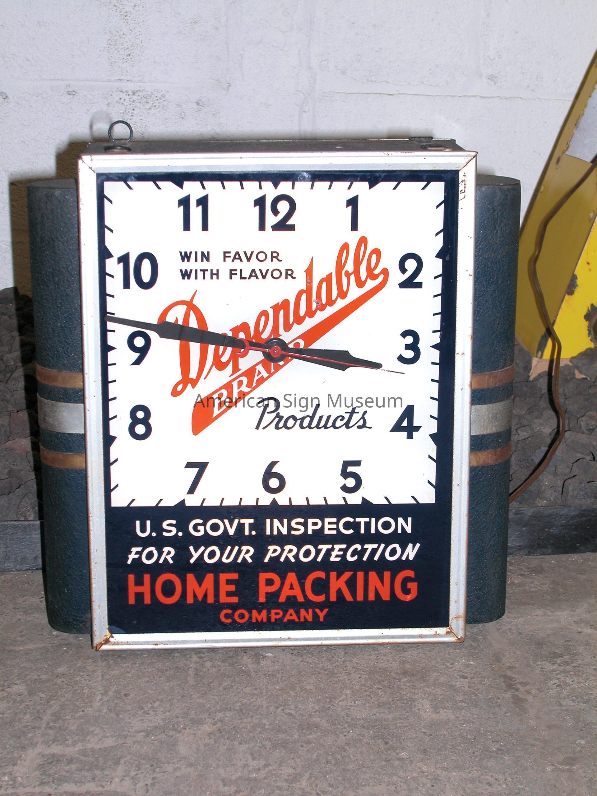 Dependable Brands Glass, Metal & Plastic Clock Sign picture number 1