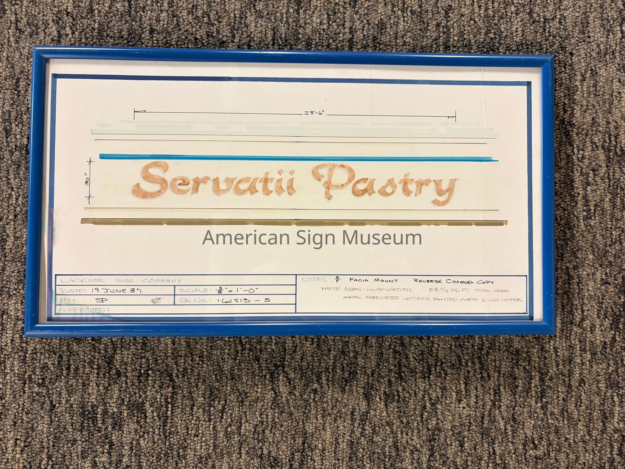 Servatii Pastry Sign Sketch picture number 1