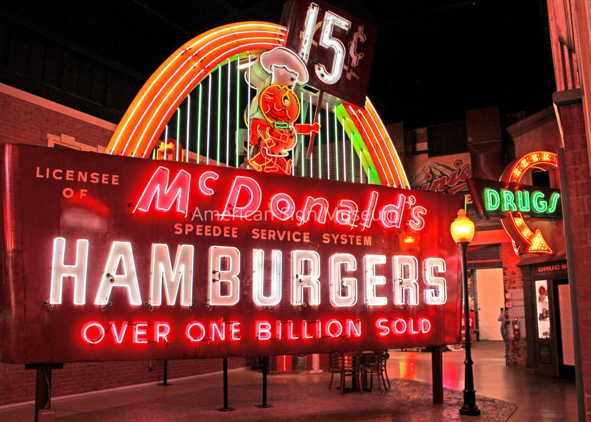 McDonald's Speedee Outdoor Neon Sign picture number 1
