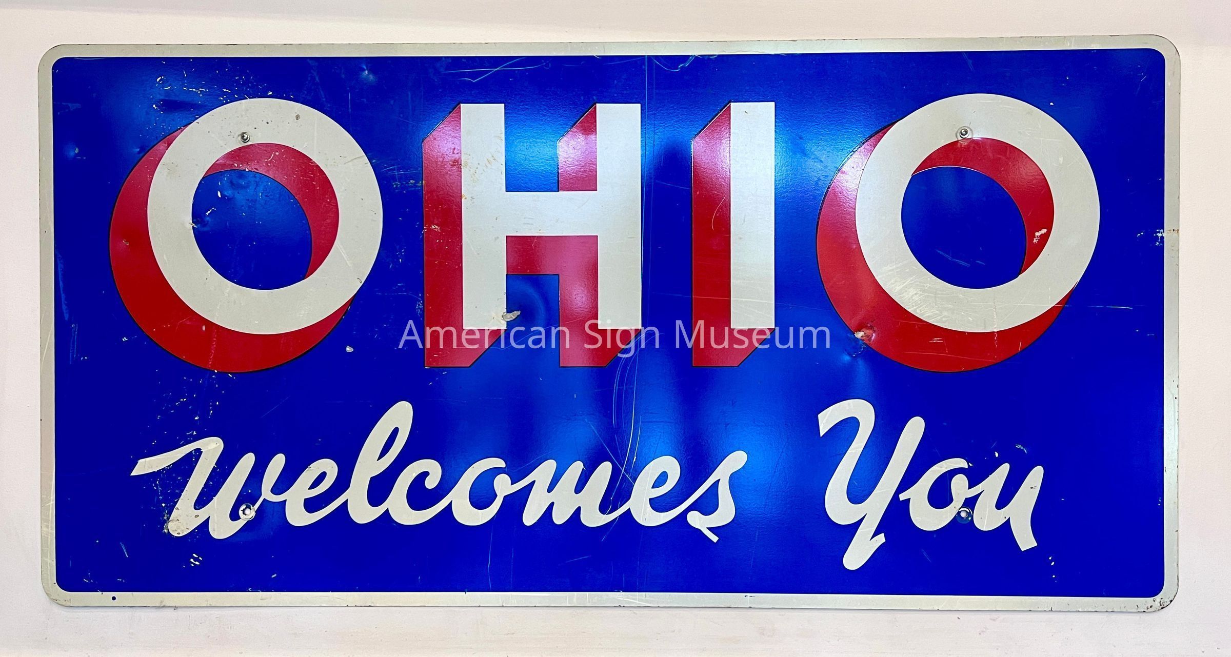 Ohio Welcomes You Metal Sign picture number 1