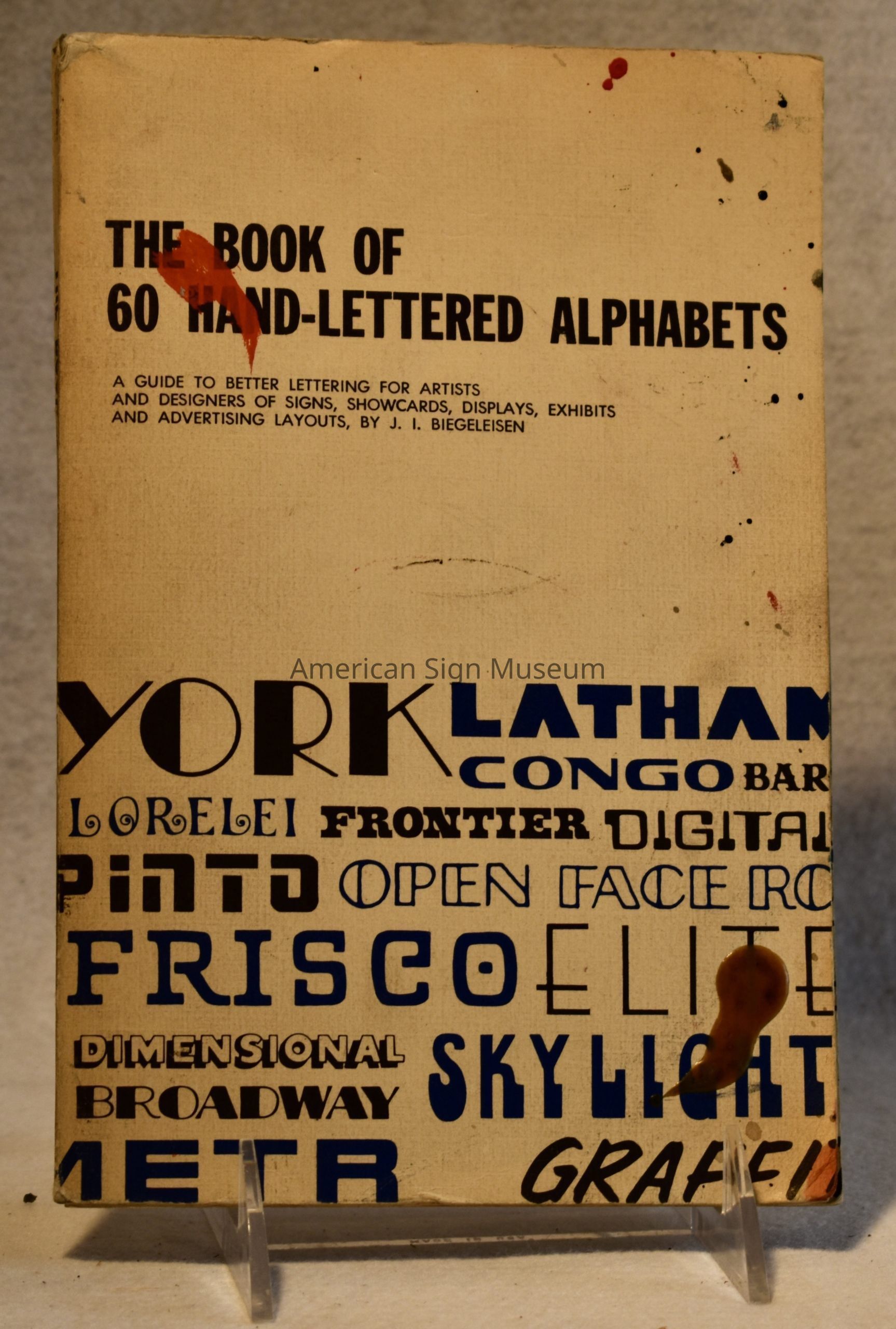 The Book of 60 Hand-lettered Alphabets by J.I. Biegeleisen picture number 1