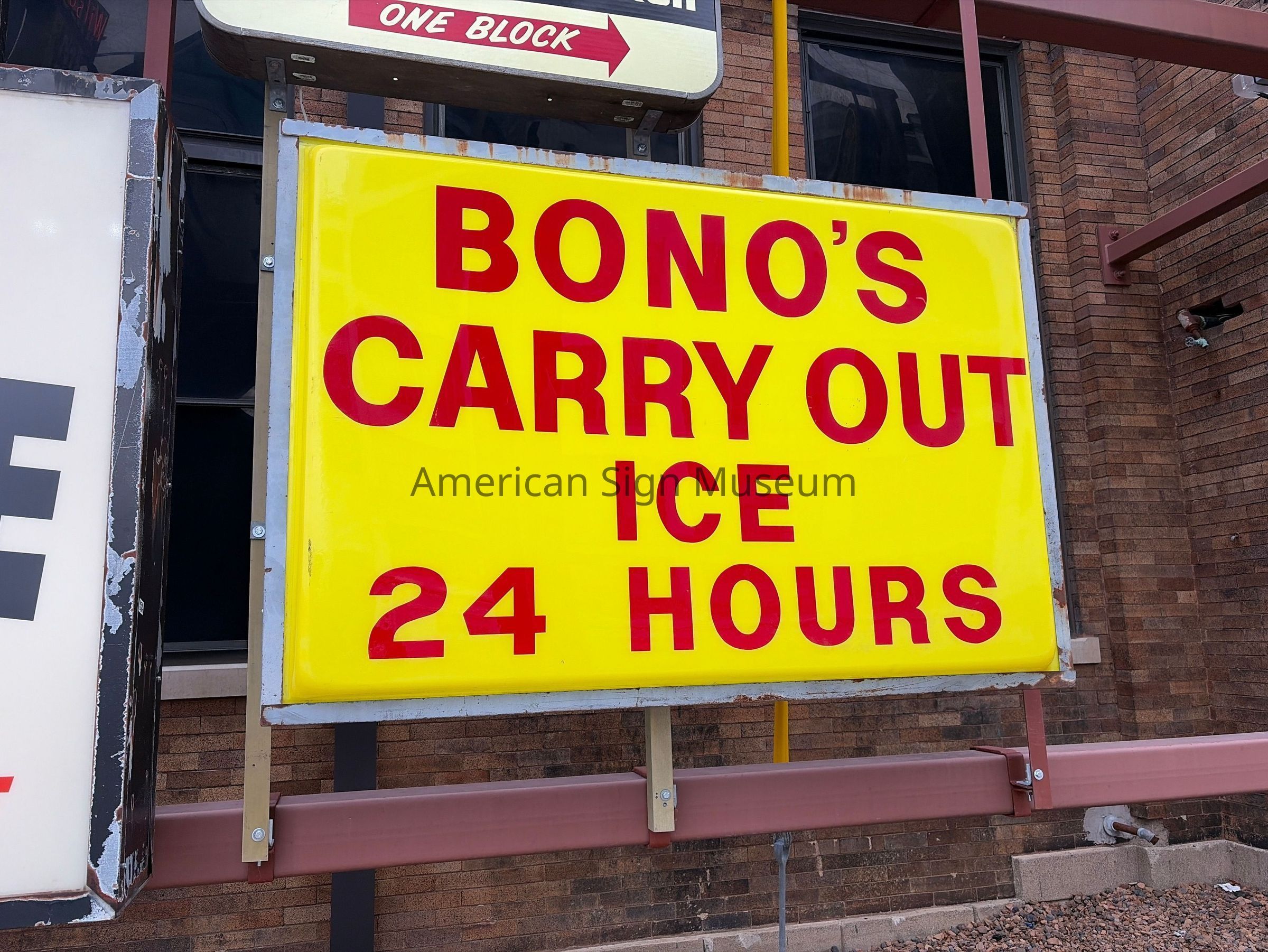 Bono's Carryout Plastic Sign picture number 1