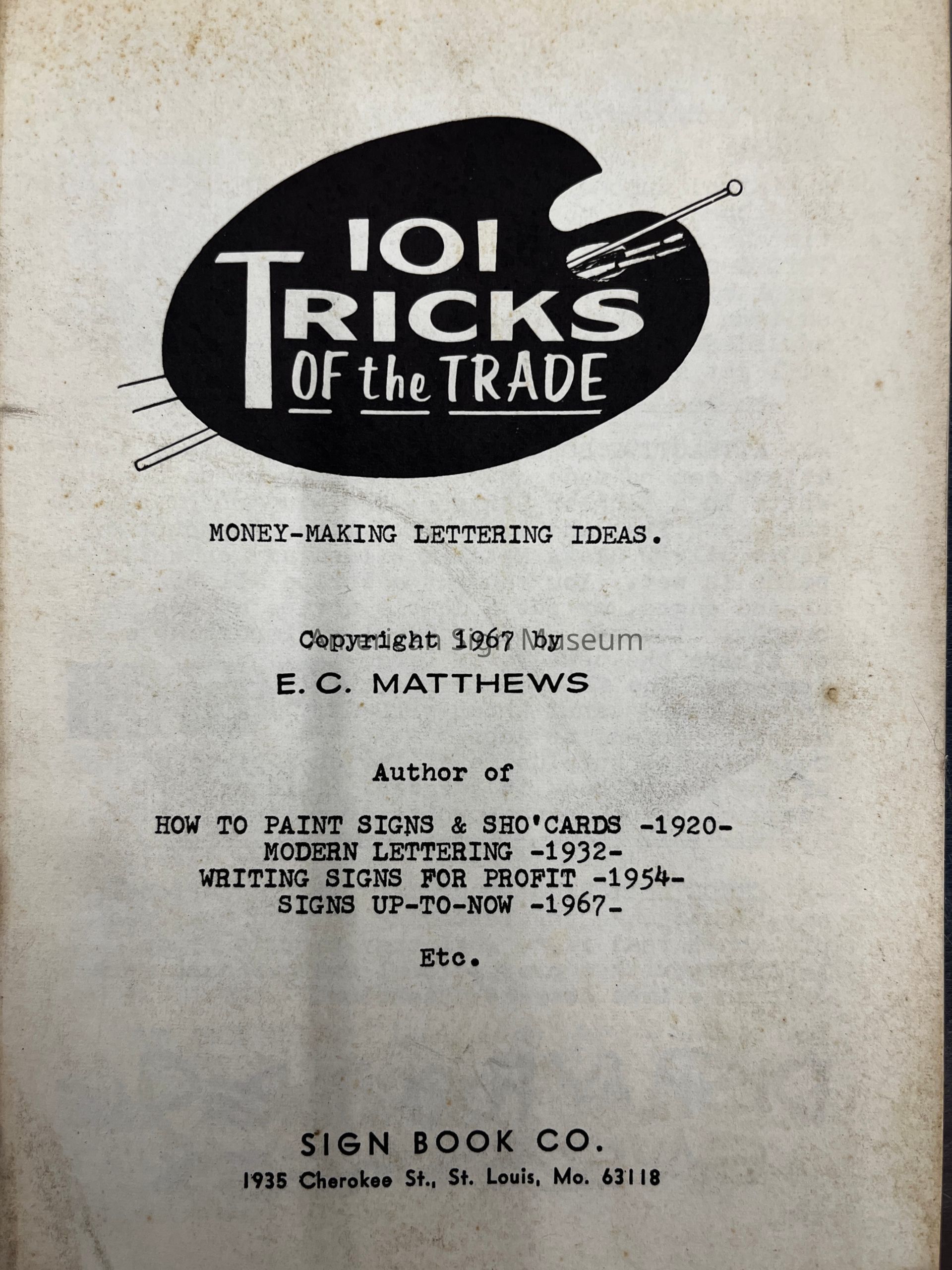 101 Tricks of the Trade: Money-Making Ideas by E.C. Matthews picture number 1