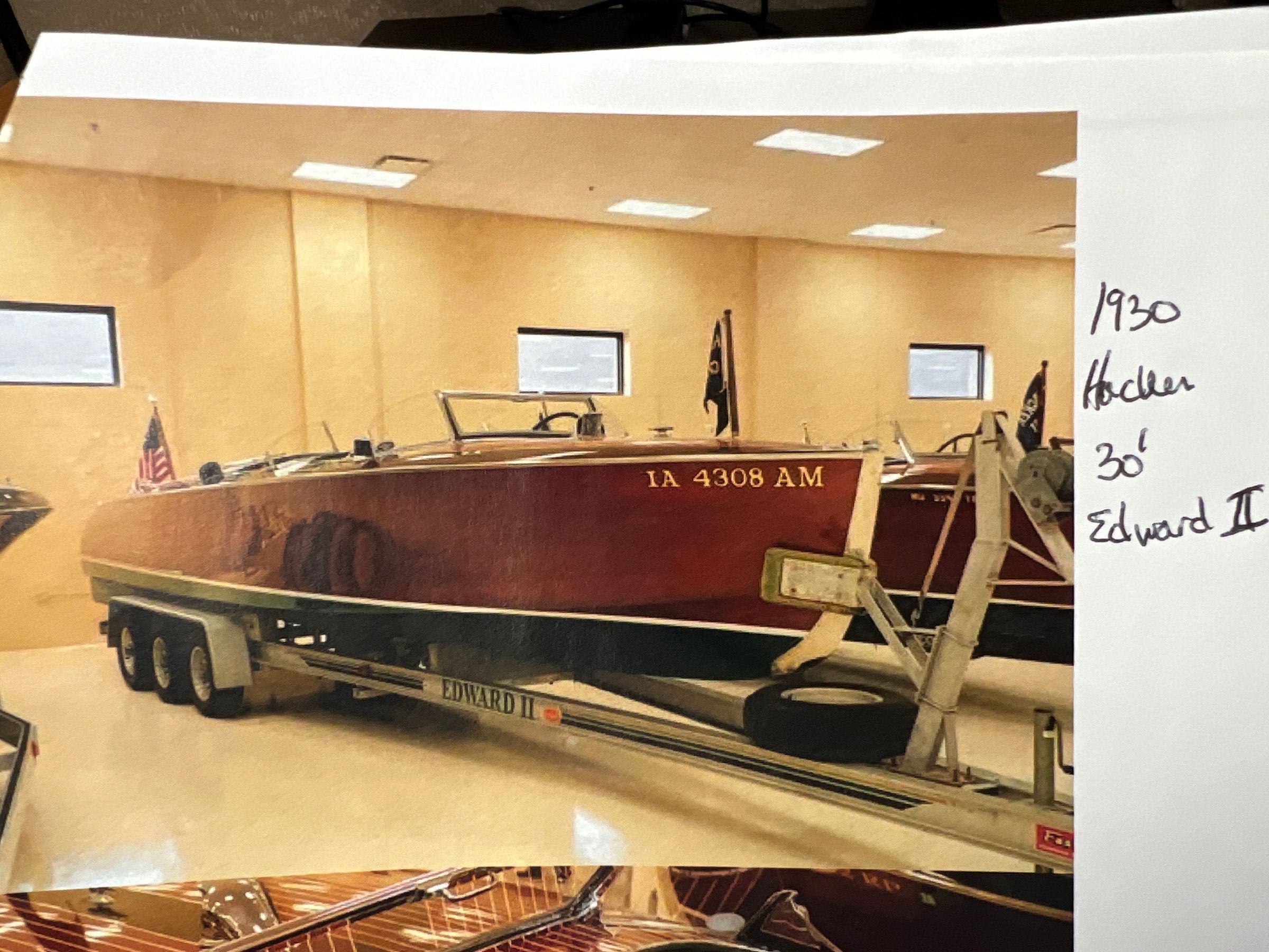 Hacker Craft 1930 Triple Cockpit Runabout 30' picture number 1