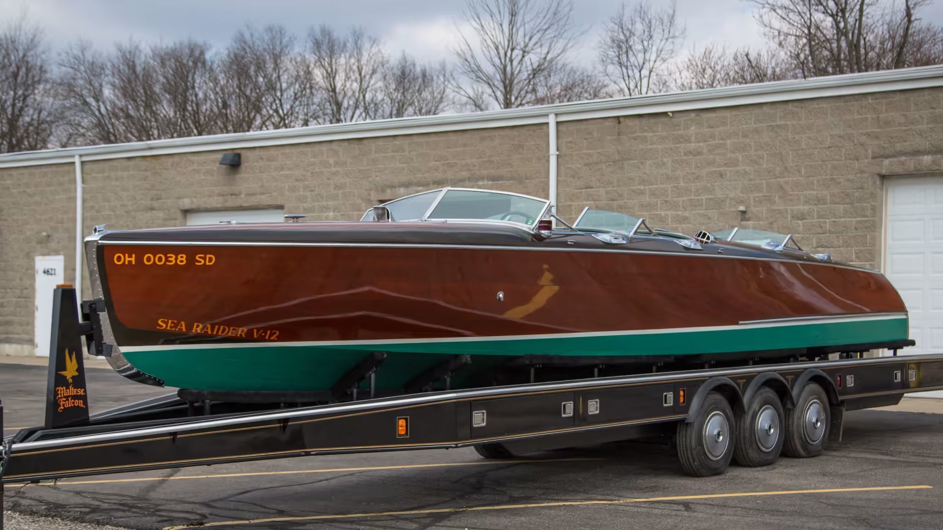 Hacker Designed Greavette Custom 3 cockpit Runabout originally