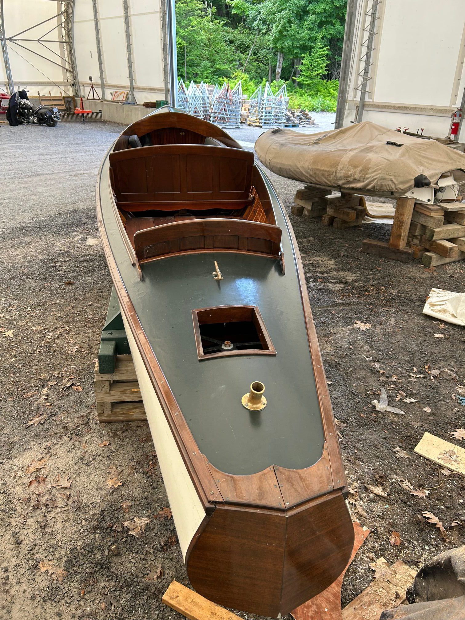 Early experimental design Race Boat built in the 1000 Islands area