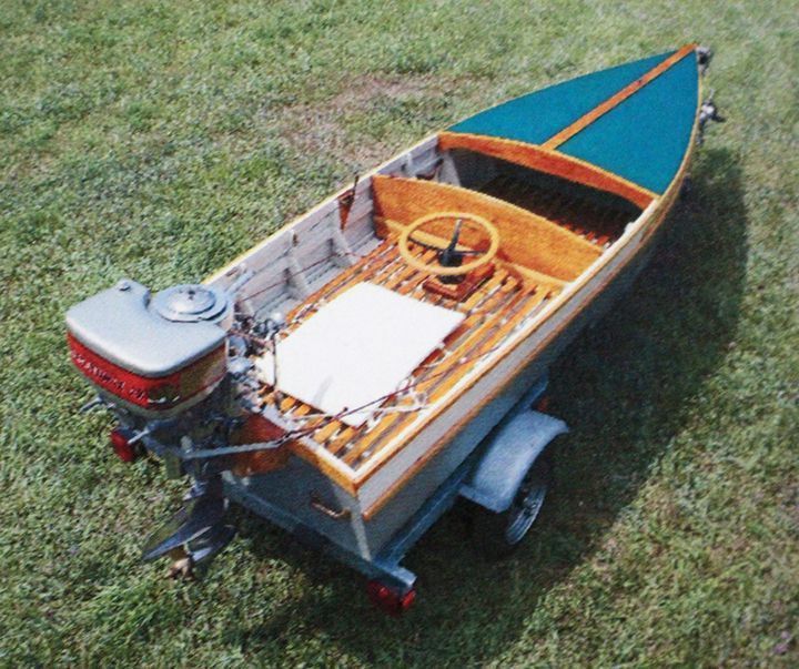 1929 Johnson Hydroplane Outboard Boat 13' picture number 1