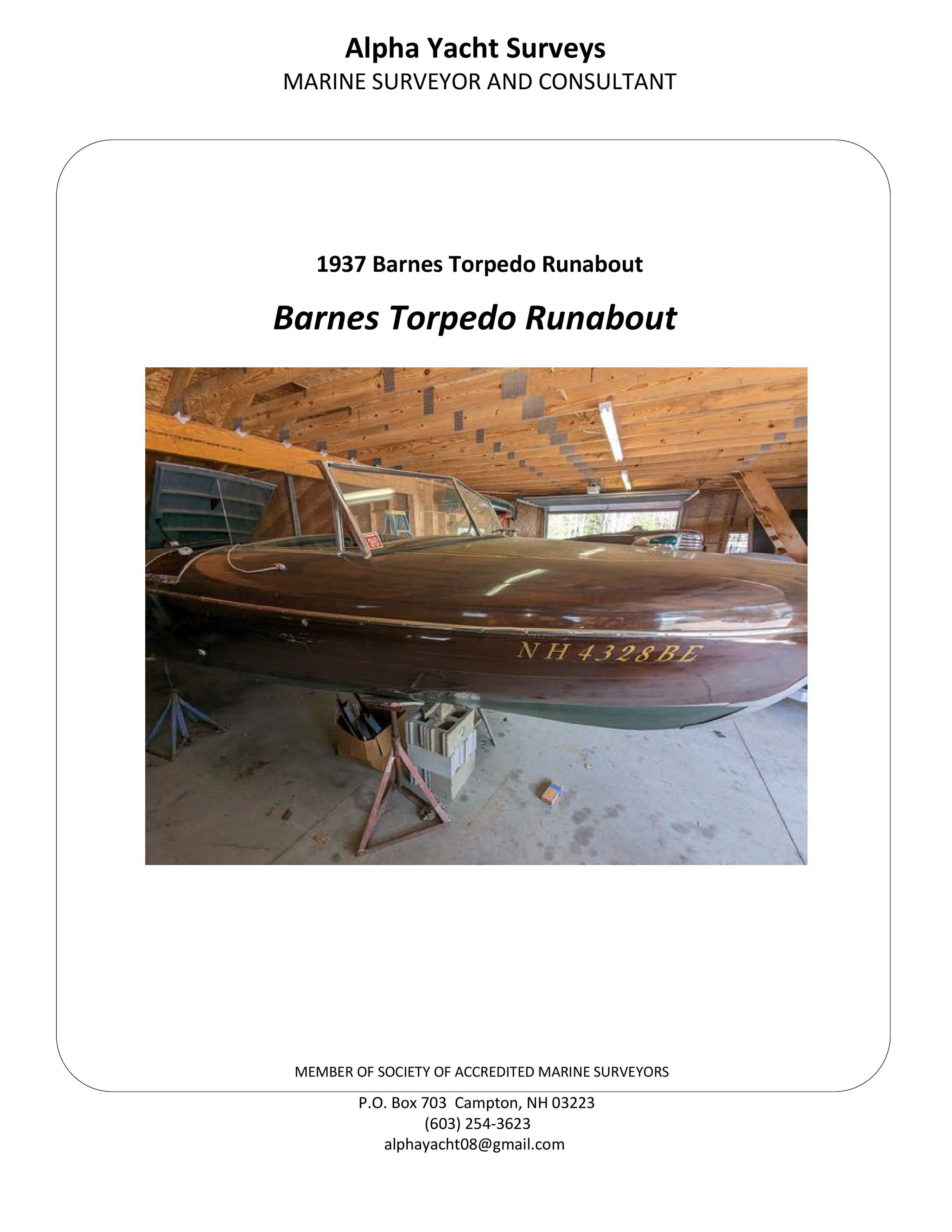 Earle Barnes 1937 Triple Cockpit Torpedo 28' picture number 1