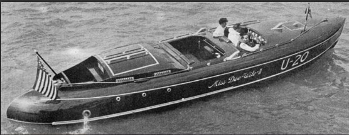 Dee Wite 1930 Hydroplane Race Boat 35' picture number 1
