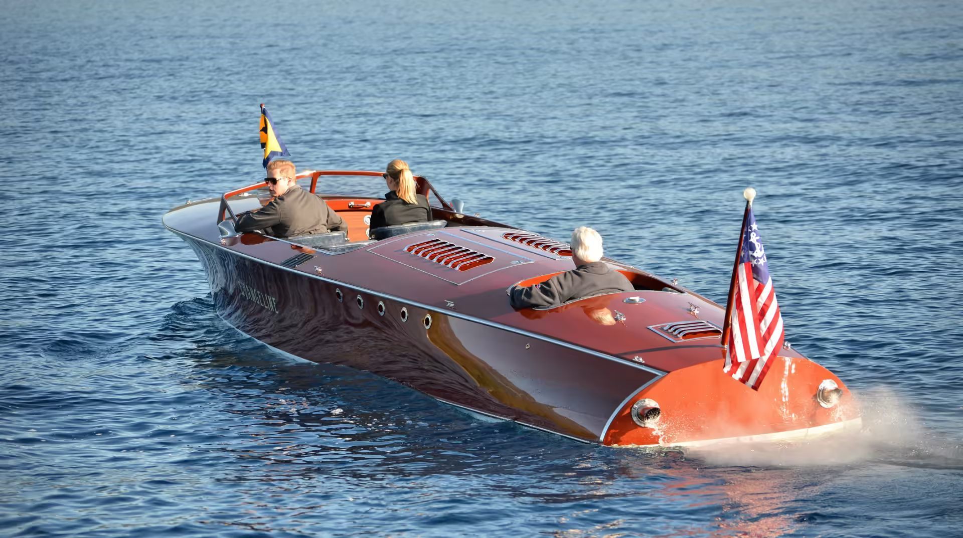 33-footer Runabout custom built for Henry Ford and powered by a Liberty V-12