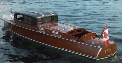 According to Chris Craft only 32 were built with the sedan top and only handful exist to this day.
