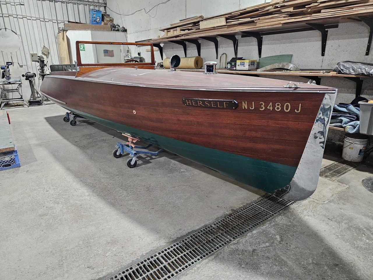 One of few built with mahogany sides