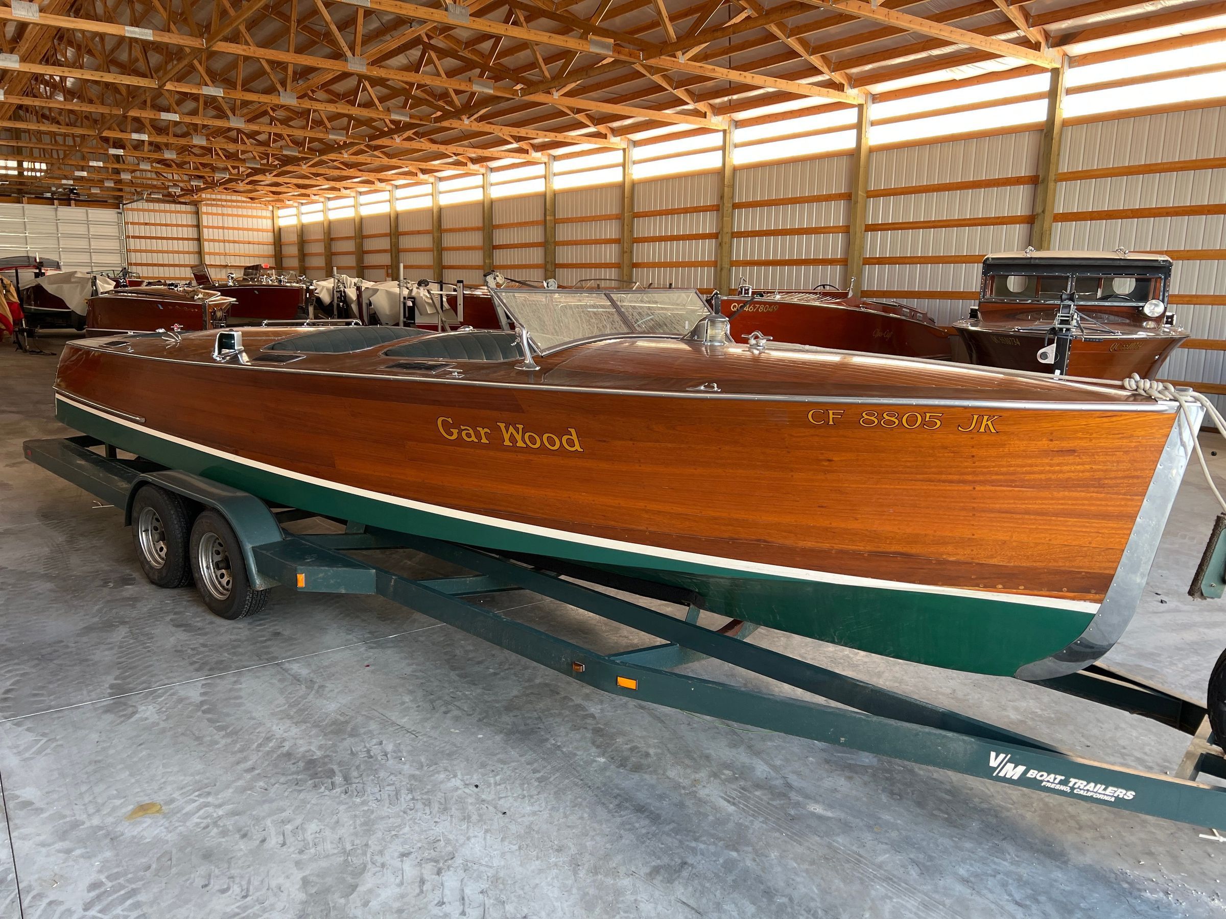 Gar Wood 1930 Triple Cockpit Runabout 28' picture number 1