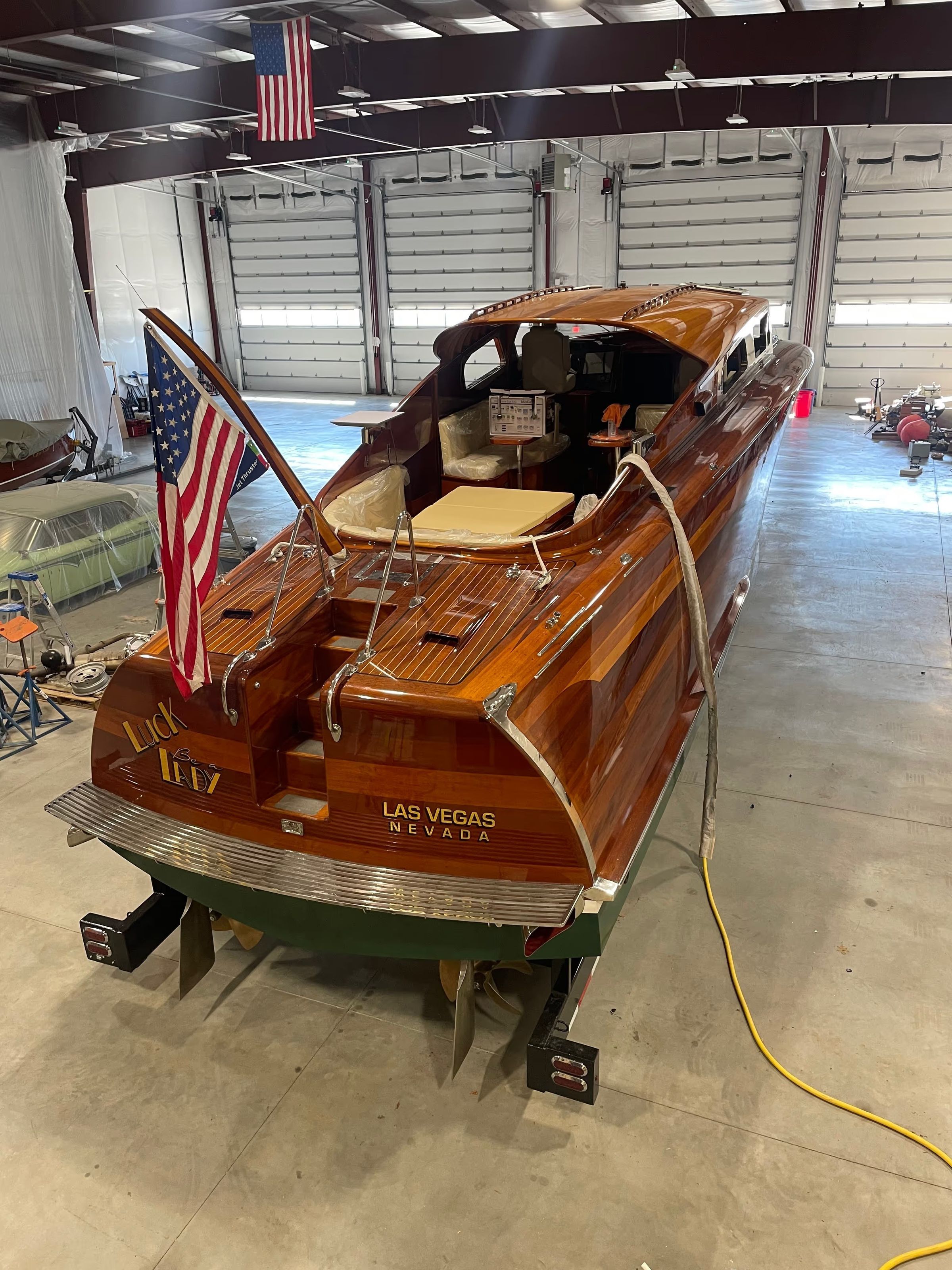 Completed boat after 3 year retrofit.