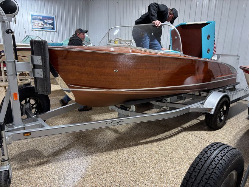 The Correct Craft Star Flite was a popular utility boat that was produced in the late 1950s and early 1960s, featuring iconic 1950s-style rear fins.