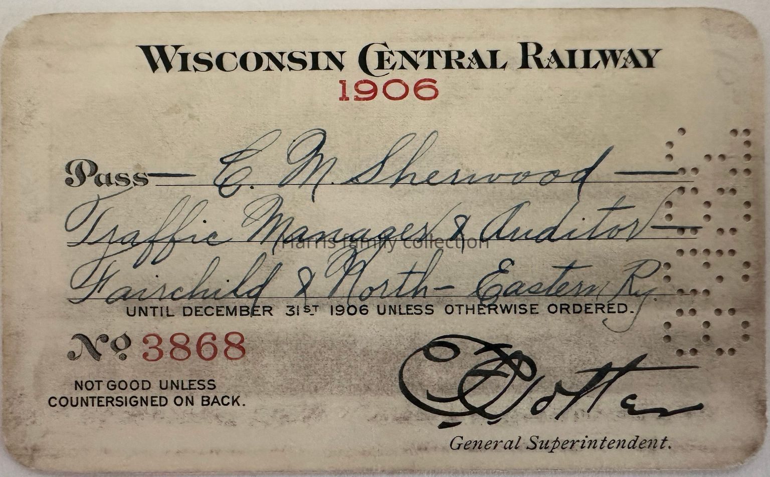 Fairchild and Northeastern railway