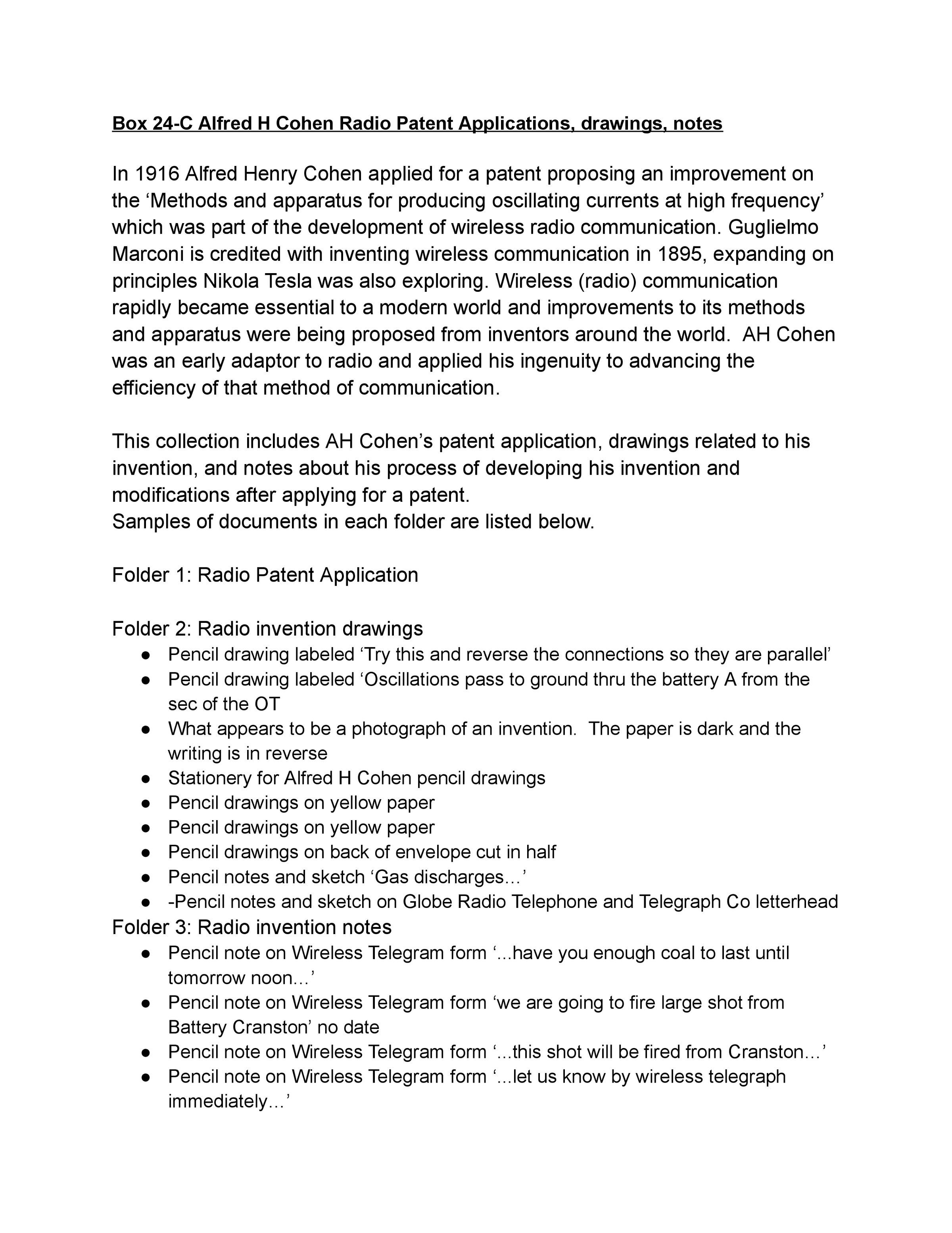 Click on List above to download entire PDF