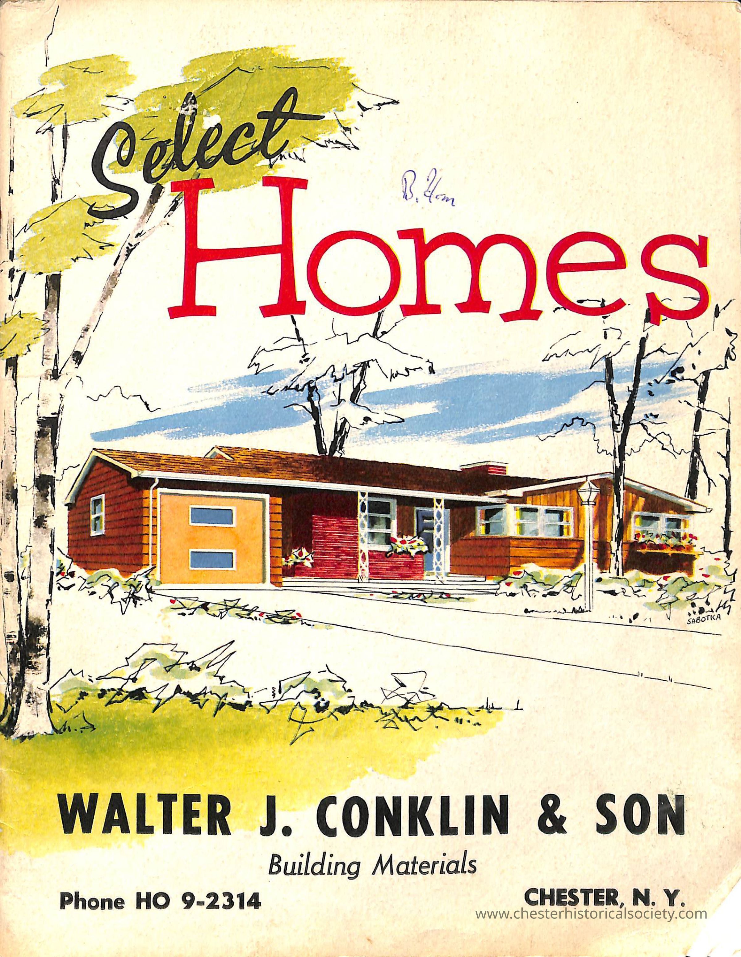 Image of Select Homes catalog of house plans