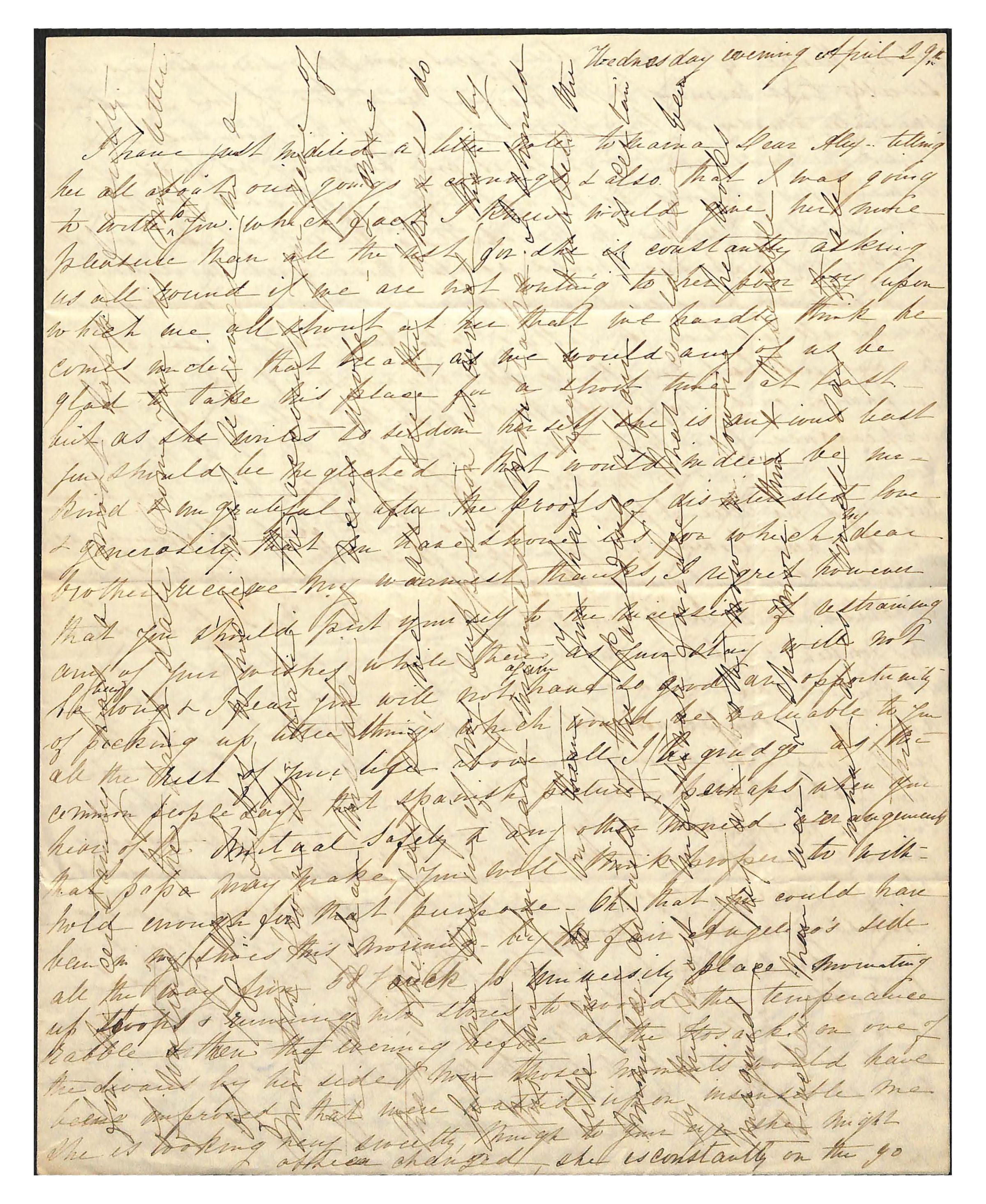 Letter: Cross Lettering