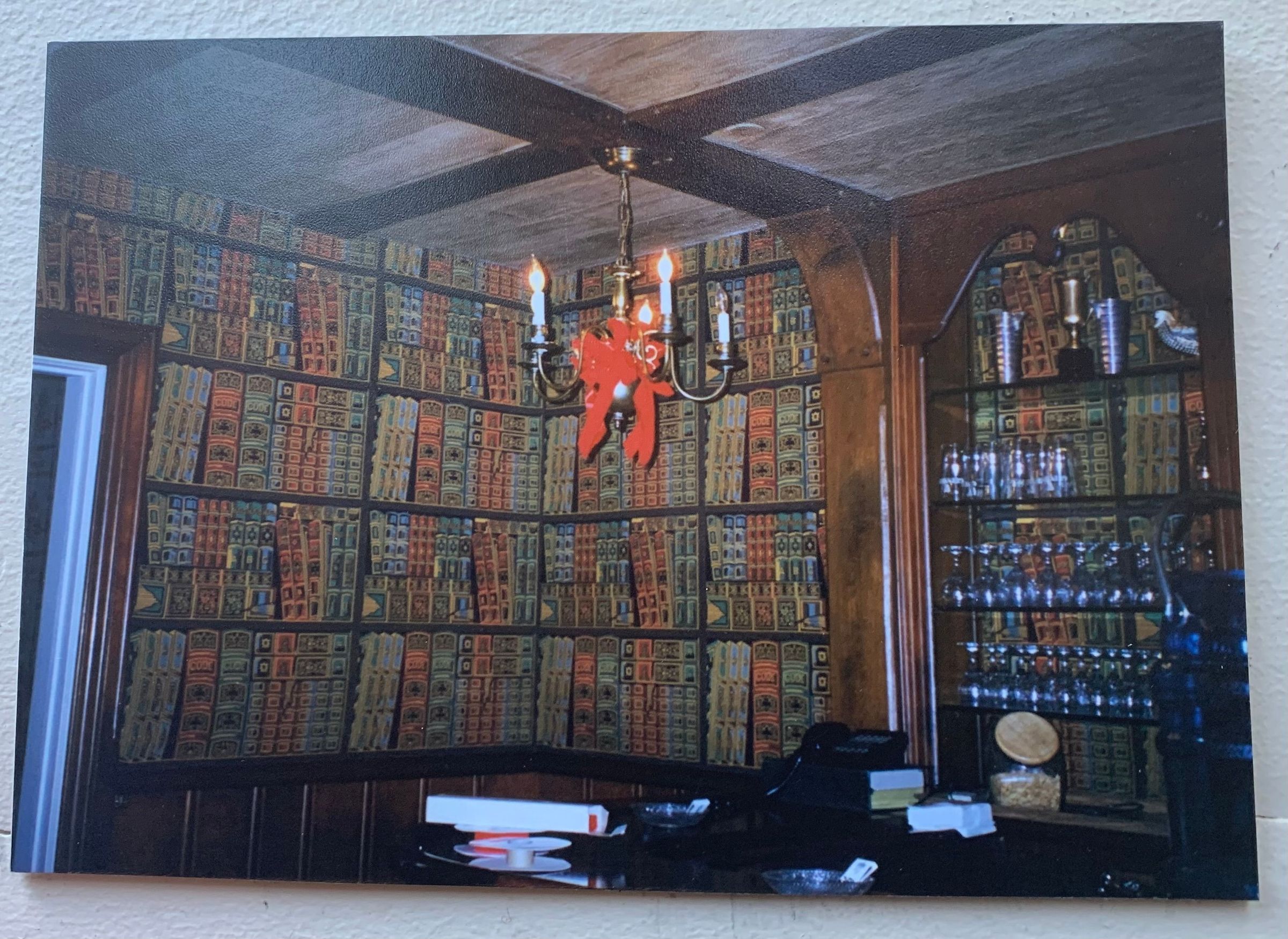 The Little Bar , 1926-2001: The Little Bar ,was located after passing the entrance hall and was the first door on your left located just before
The Pine Room. Below you will find the drink menu , color photographs of the bar and a “Historical Notes” article from October 2004 written by Bert Wright,
Club Historian that will enlighten you about a place at CCB that was a very special place to meet! ( The location of the former Little Bar is now the Coat Closet .)