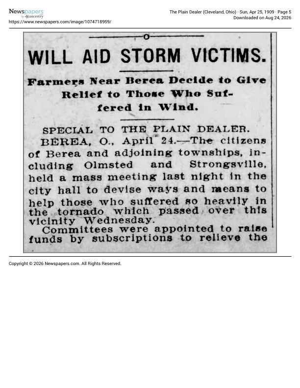 Historical Weather Events