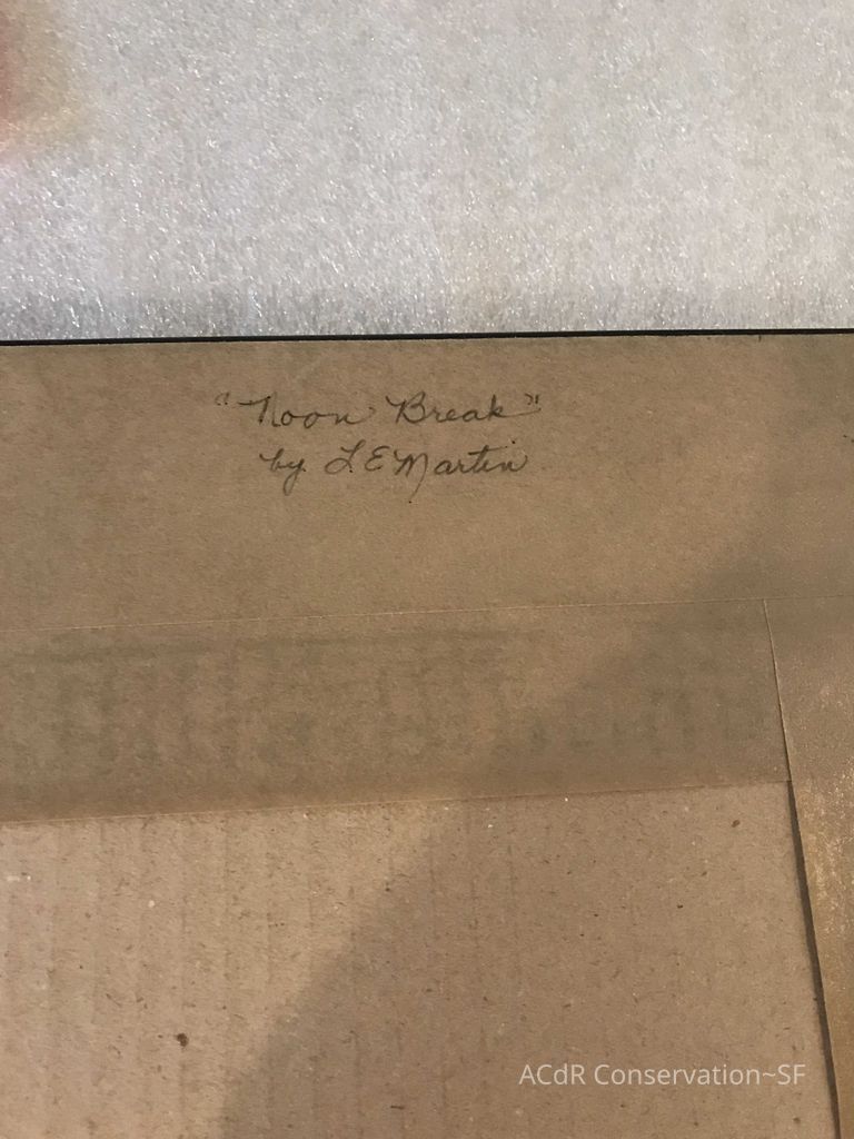 “Noon Break” Tractor painting - Image 3