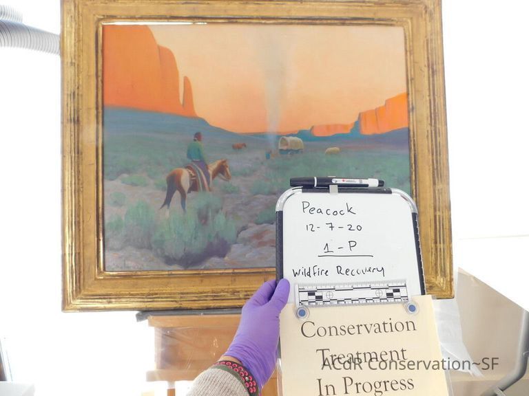          Cowboy against sunset picture number 1
