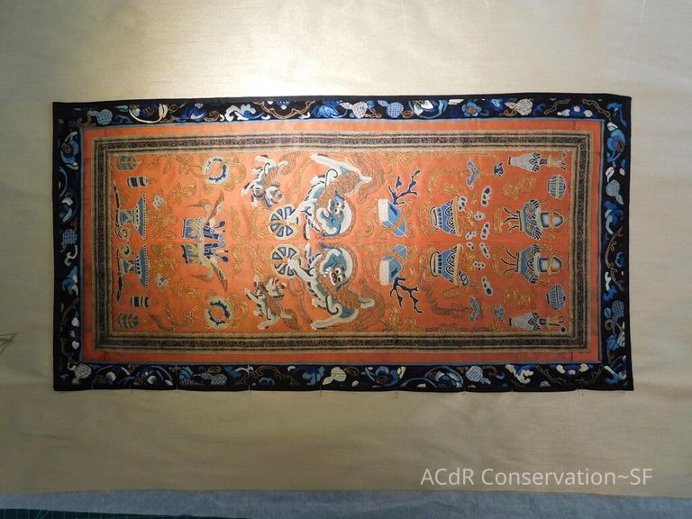 Chinese Imperial Court Sleeve - Lion Dogs - Image 17