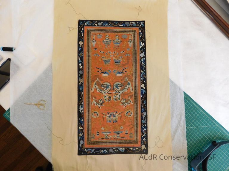 Chinese Imperial Court Sleeve - Lion Dogs - Image 25