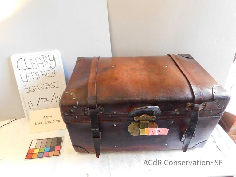 Leather Suitcase - Image 8