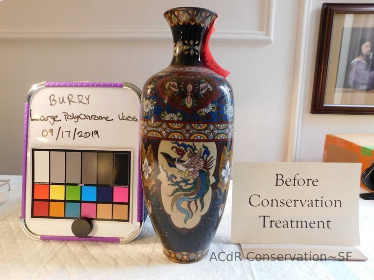          Large Polychrome Vase picture number 1
