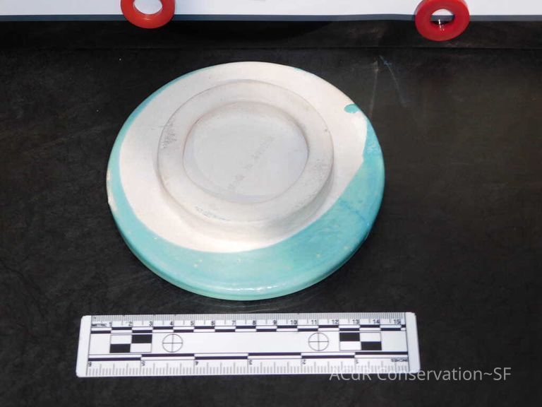 Pale mint blue ceramic plaque - Image 45