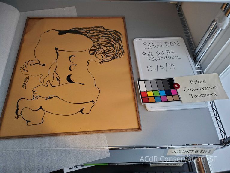          Client: Sheldon. Item: 1968 Felt Ink Illustration picture number 1
