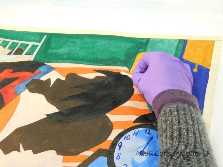 Gouache painting Jacob Lawrence 1943 - Image 71