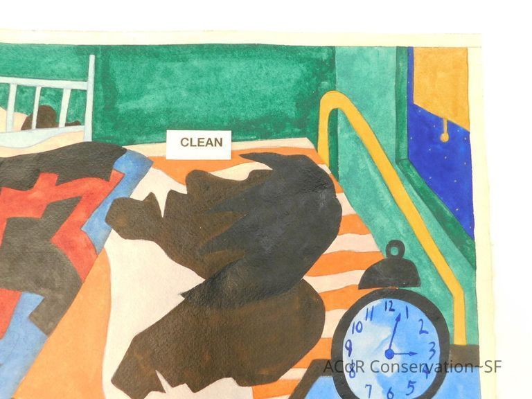 Gouache painting Jacob Lawrence 1943 - Image 75