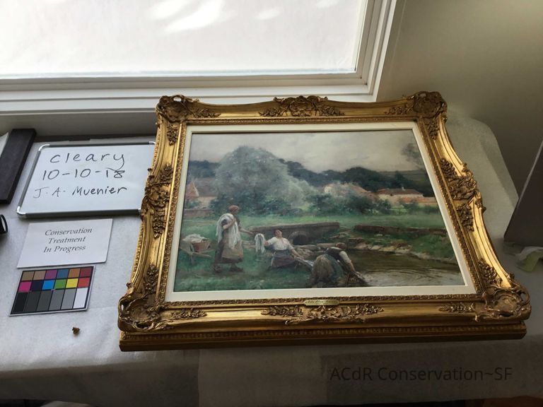          J.A. Muenier painting  picture number 1
