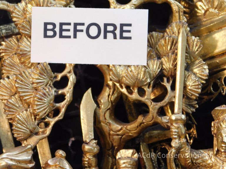 Large Round Chinese woodcarving - Image 20