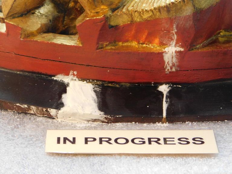 Large Round Chinese woodcarving - Image 25