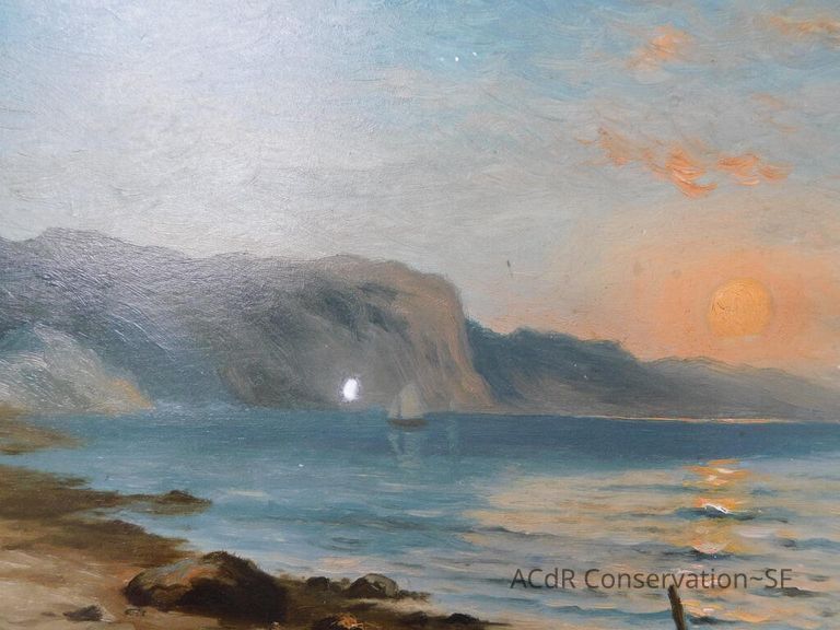 Seascape by Nels Hagerup painting - Image 179