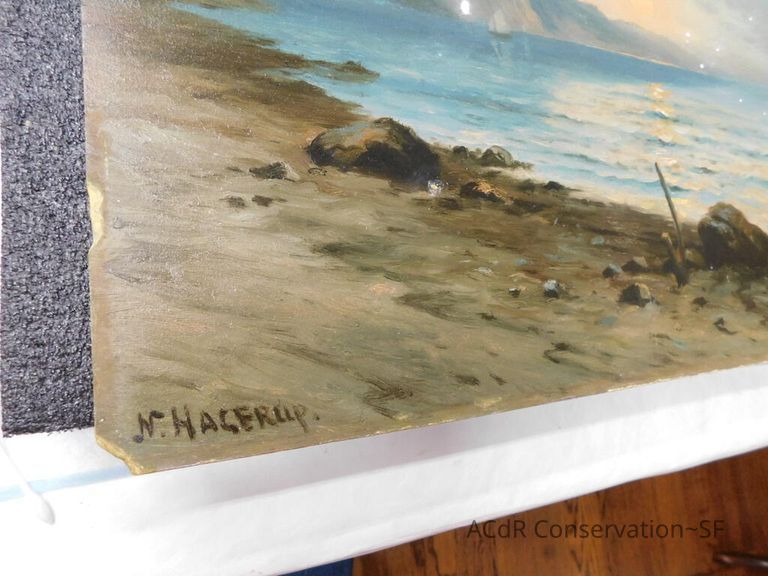 Seascape by Nels Hagerup painting - Image 202