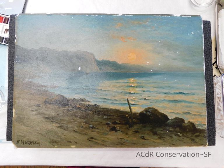 Seascape by Nels Hagerup painting - Image 206