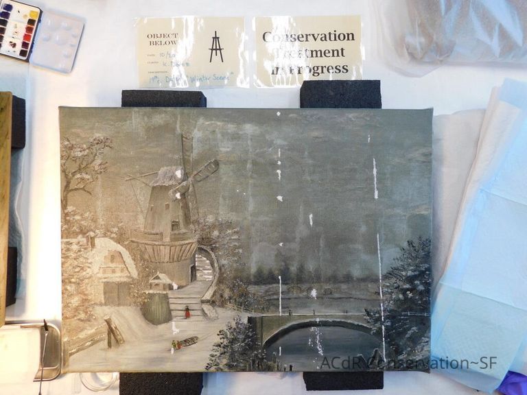 20th Century Landscape in Winter - Image 111