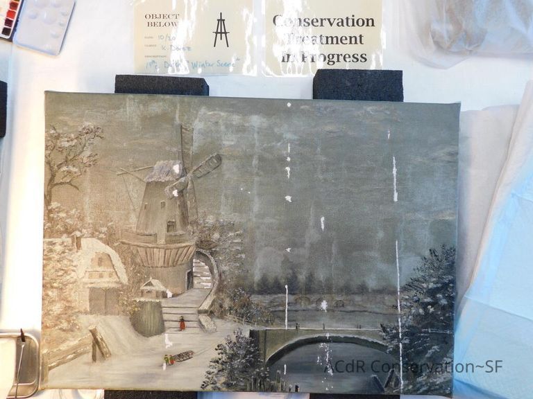 20th Century Landscape in Winter - Image 112