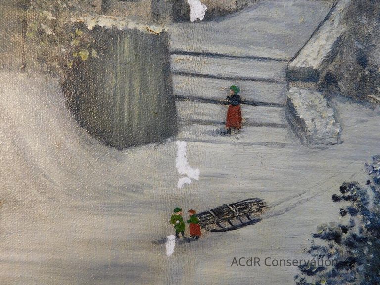 20th Century Landscape in Winter - Image 116