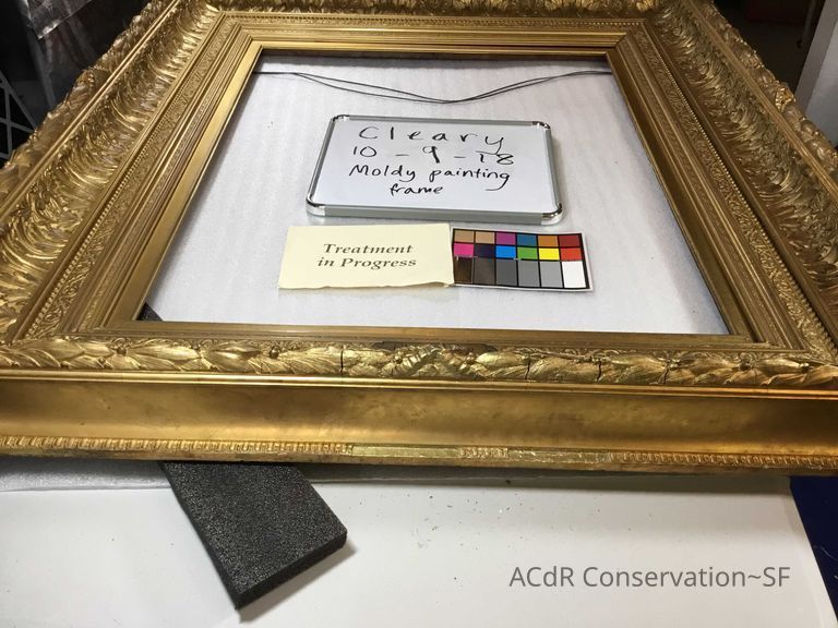 Bottom of frame after retouching 