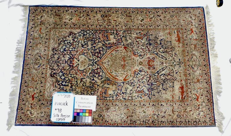          Silk Persian carpet picture number 1

