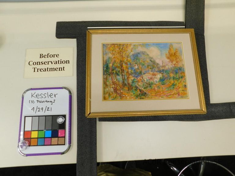 Untitled (Landscape Around Town painting) - Image 2