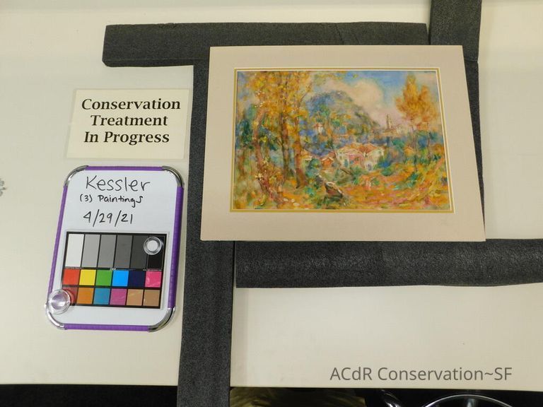 Untitled (Landscape Around Town painting) - Image 6