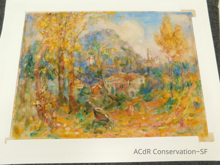 Untitled (Landscape Around Town painting) - Image 8