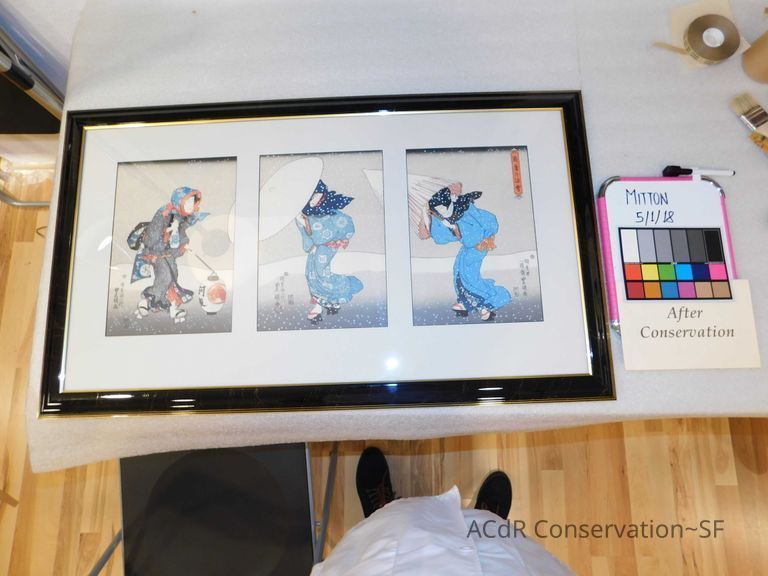 "Kunisada" tryptich - Image 5